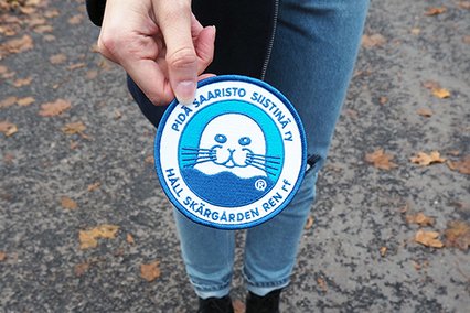 Fabric badge Keep the Archipelago Tidy