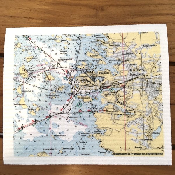 Map dishcloth, Rauma