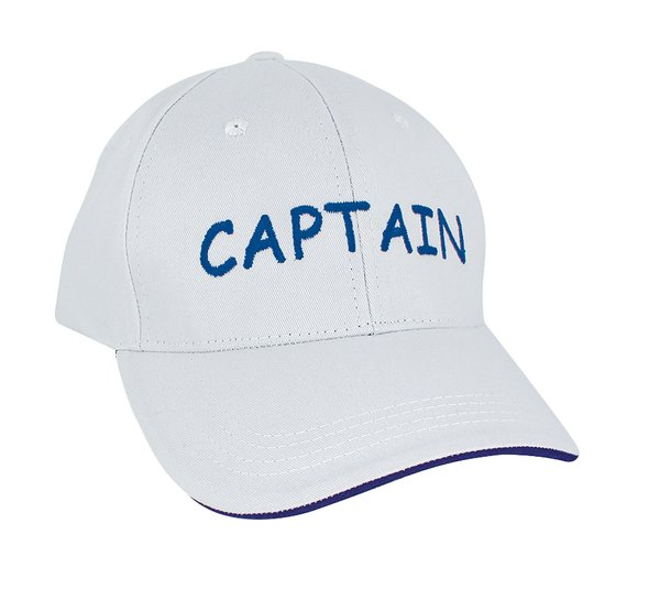Lippis Captain valkoinen