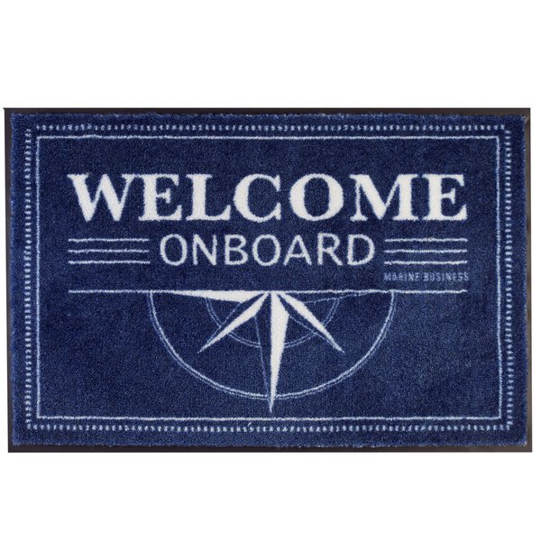 Venematto Welcome on Board kompassiruusu sininen