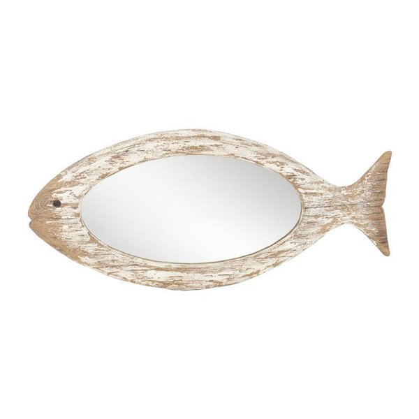 Keskikokoinen puinen kala peili